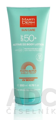 MartiDerm SUN CARE ACTIVE D BODY LOTION SPF 50+