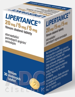 Lipertance 20 mg/5 mg/5 mg