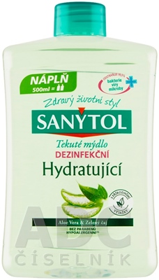 SANYTOL Tekuté mydlo DEZINFEKČNÉ Hydratujúce
