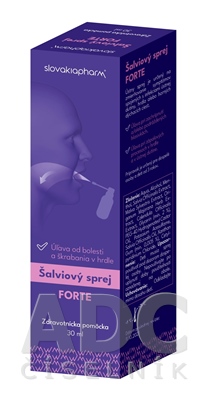 Slovakiapharm Šalviový sprej FORTE