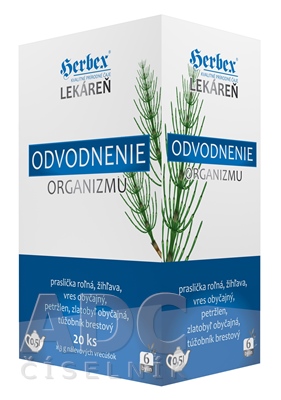 HERBEX Lekáreň ODVODNENIE organizmu