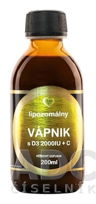 Vesantech Lipozomálny organický VÁPNIK s vit.D3, C