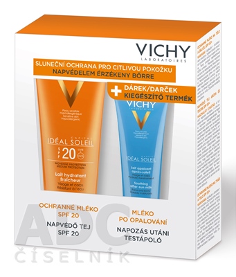 VICHY Ideál Soleil Milk SPF 20 PACK 2016