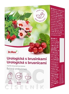 Dr.Max Urologická bylinná zmes s brusnicami