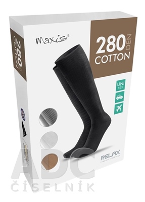 MAXIS RELAX COTTON 280 DEN LÝTKOVÉ PANČUCHY