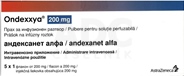 Ondexxya 200 mg prášok na infúzny roztok