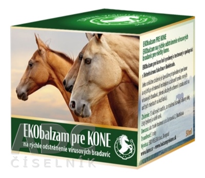 EKObalzam pre KONE na vírusové bradavice