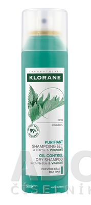KLORANE SUCHÝ ŠAMPÓN so žihľavou & vitamínom E