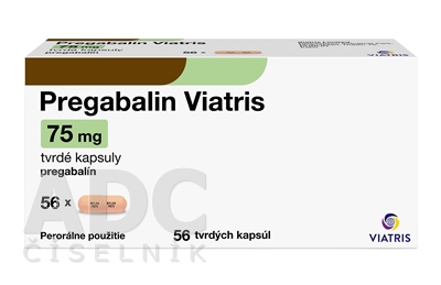 Pregabalin Viatris 75 mg tvrdé kapsuly