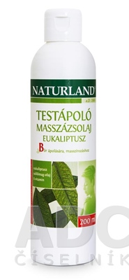 NATURLAND OŠETRUJÚCI MASÁŽNY OLEJ EUKALYPTOVÝ