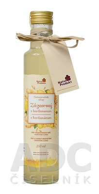 NaturProdukt Sirup Zázvorový s kardamómom