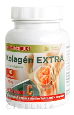 GOLDEN PRODUCT Kolagén EXTRA s vitamínom C 40 mg