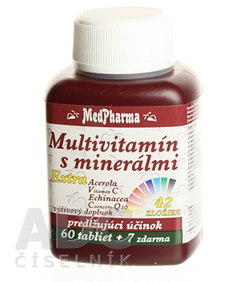 MedPharma MULTIVITAMIN S MINERÁL. EXTRA 42 ZLOŽIEK