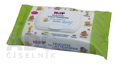 HiPP BABYSANFT Vlhčený toaletný papier