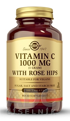 Solgar Vitamin C 1000 mg so šípkami