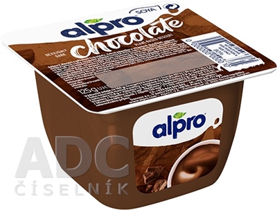 Alpro sójový dezert s príchuťou tmavej čokolády