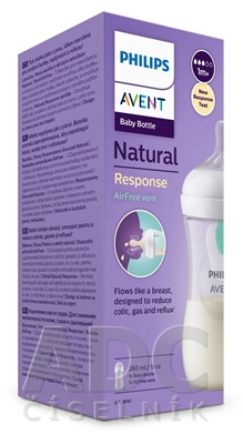 AVENT FĽAŠA Natural Response 260 ml