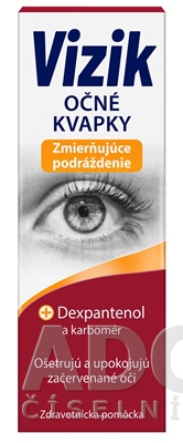 VIZIK Očné kvapky Zmierňujúce podráždenie