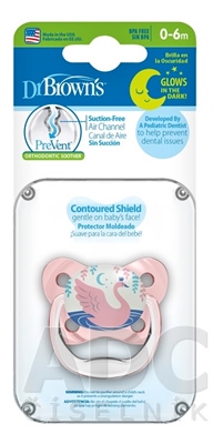 Dr.BROWN´S CUMLÍK PreVent ORTODONT SVIETIACI