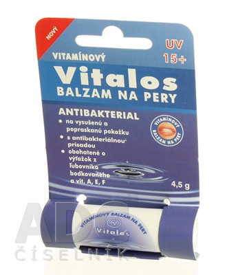 VITALOS Balzam na pery antibakterial SPF 15