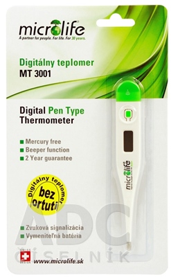 MICROLIFE TEPLOMER DIGITÁLNY MT 3001 GREEN