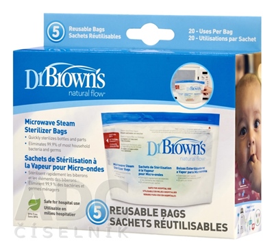 Dr.BROWN´S VRECKÁ NA STERILIZOVANIE FLIAŠ