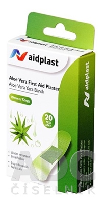 Aidplast Priehľadná náplasť s Aloe