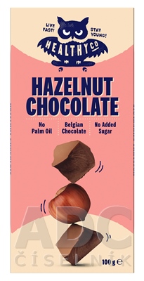 HealthyCo ČOKOLÁDA Mliečna Oriešková