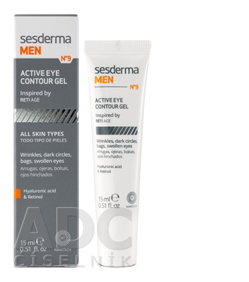 sesderma MEN ACTIVE Gél na očné okolie
