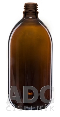 Liekovka (hnedé sklo) 500 ml GL28 - SIOT Trade