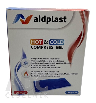 Aidplast Kompresný gélový obklad - teplý, studený