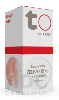 TOTO Lipozomálne ŽELEZO 15 mg + Vitamín C