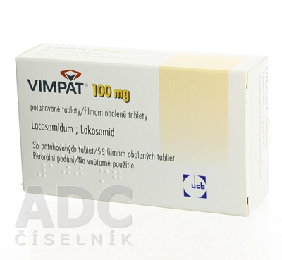 Vimpat 100 mg filmom obalené tablety