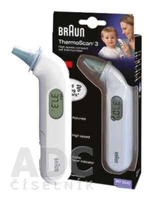 BRAUN ThermoScan 3 IRT3030 Ušný teplomer