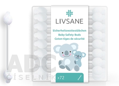 LIVSANE Bezpečnostné vatové tyčinky
