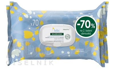 KLORANE BEBE LINGETTES NETTOYANTES DOUCEUR (DUO)