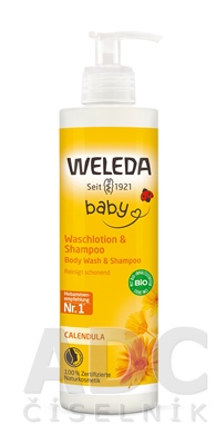 WELEDA baby NECHTÍKOVÝ Umývací krém a šampón
