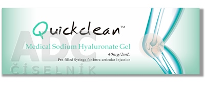 Quickclean 40 mg/2 ml Gél s hyaluronátom sodným