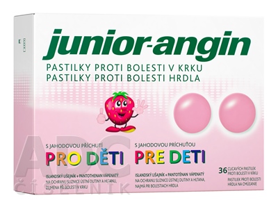 Junior-angin pastilky pre deti