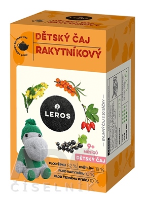 LEROS DETSKÝ ČAJ RAKYTNÍKOVÝ