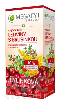 MEGAFYT Bylinková lekáreň OBLIČKY S BRUSNICOU