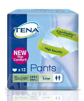 TENA PANTS SUPER LARGE