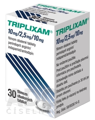 TRIPLIXAM 10 mg/2,5 mg/10 mg