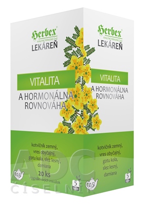 HERBEX Lekáreň VITALITA a hormonálna  rovnováha
