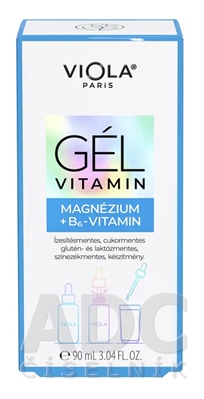 VIOLA PARIS Gél Vitamín MAGNÉZIUM + VITAMÍN B6