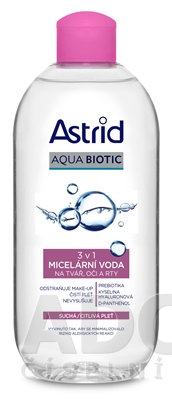 ASTRID AQUA BIOTIC Micelárna voda 3 v1
