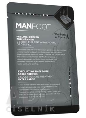 ManFoot EXFOLIAČNÉ PONOŽKY pre mužov XL
