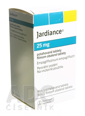 Jardiance 25 mg filmom obalené tablety