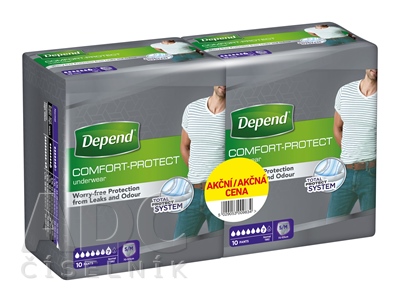 DEPEND NORMAL S/M pre mužov DUOPACK