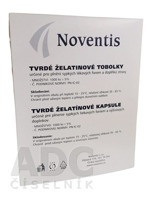 Noventis želatínové kapsuly veľkosť 0 Fagron